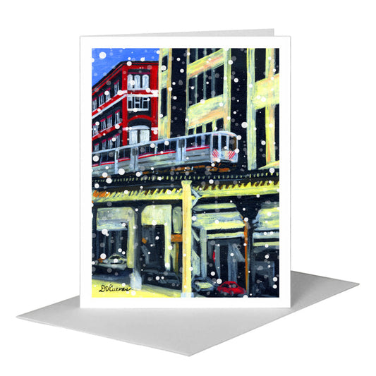 Wabash, Chicago, Greeting Card (#7242H) A2 Card Front, www.printedcanvas.com