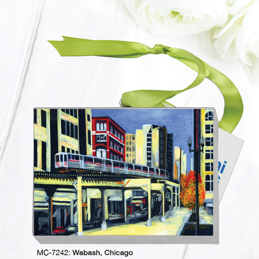 Wabash, Chicago, Mini Canvas (MC-7242), Front, printedcanvas.com