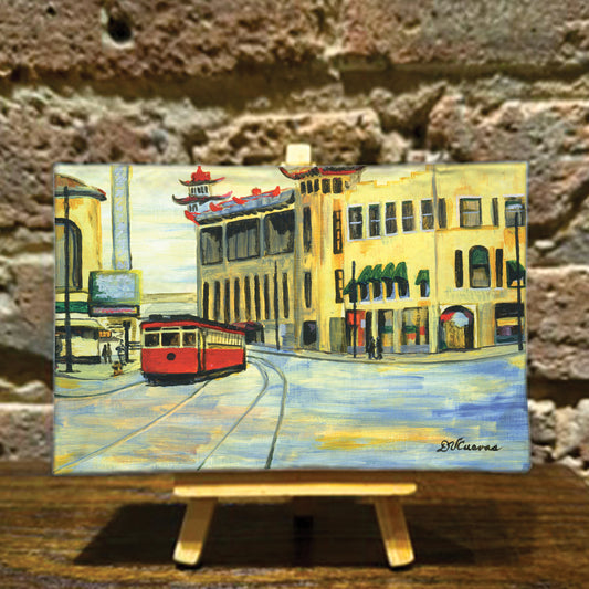 Wentworth at Cermak, Chicago, Mini Artwork (MA-7243A), Front, www.printedcanvas.com