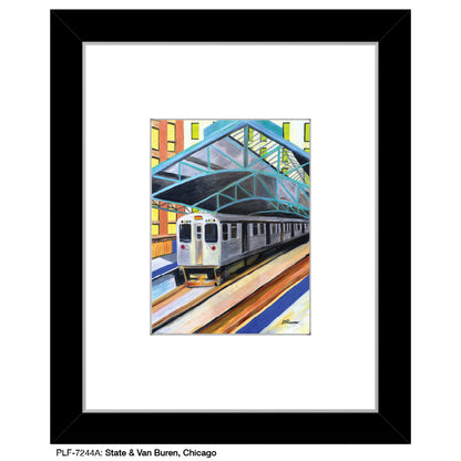 State & Van Buren, Chicago, Print (#7244A)