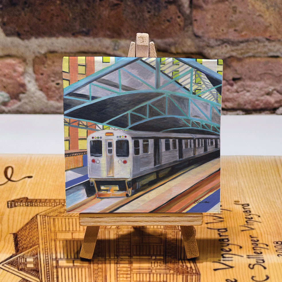 State & Van Buren, Chicago, Mini Artwork (MA-7244B)