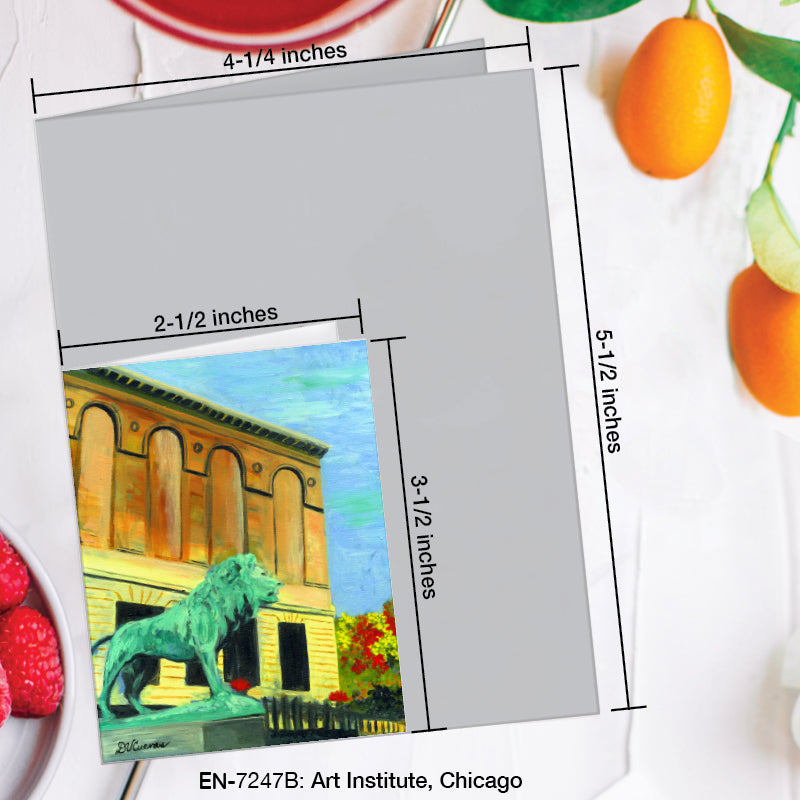 Art Institute, Chicago, Greeting Card (7247B), Enclosure Card, www.printedcanvas.com