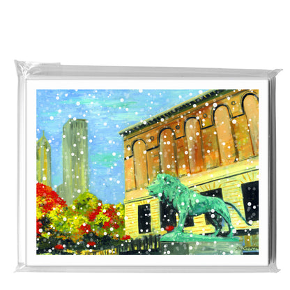 Art Institute, Chicago, Greeting Card (7247D), A2 8-Pack, printedcanvas.com