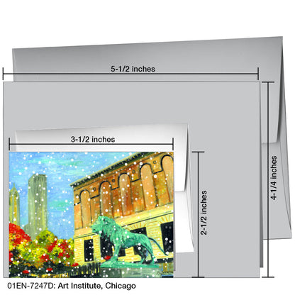 Art Institute, Chicago, Greeting Card (7247D), Enclosure, printedcanvas.com