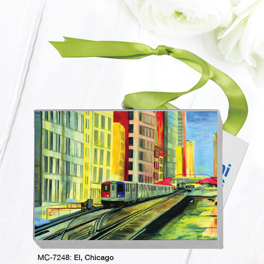El, Chicago, Mini Canvas (MC-7248), Front, printedcanvas.com