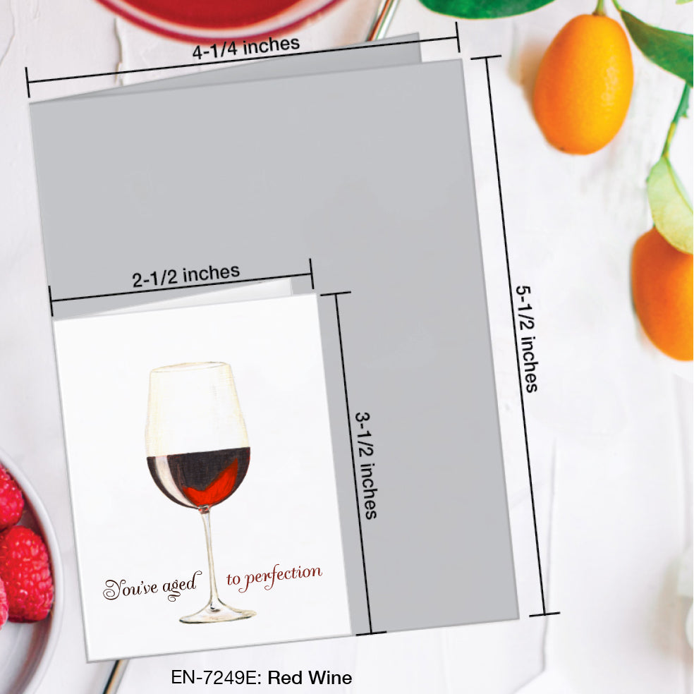 Red Wine, Greeting Card (#7249E)