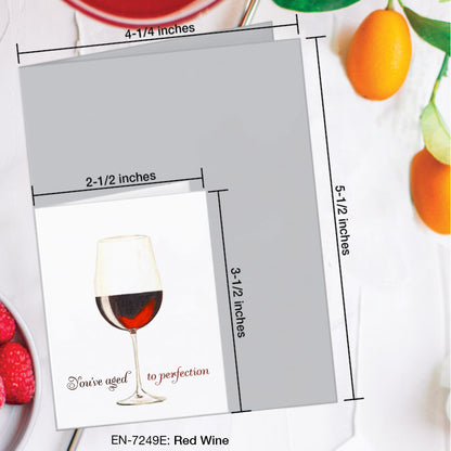 Red Wine, Greeting Card (#7249E)