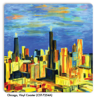 Chicago, Vinyl Coaster (CST-7254A)