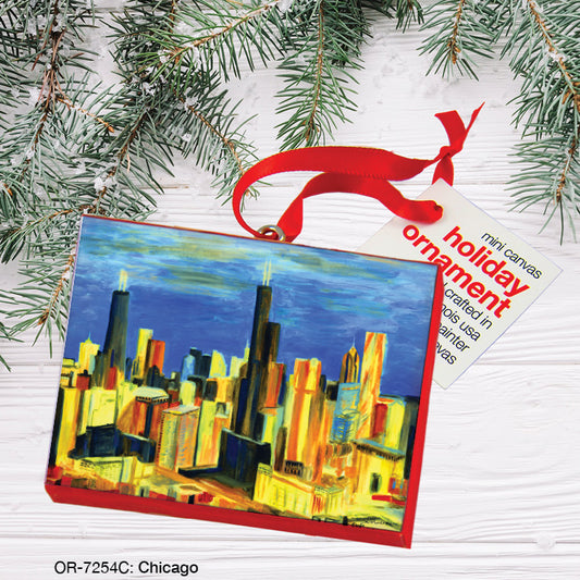 Chicago, Ornament (OR-7254C), Front, printedcanvas.com