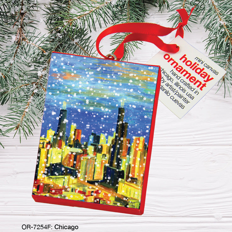 Chicago, Ornament (OR-7254F), Front, printedcanvas.com