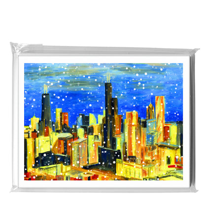 Chicago, Greeting Card (7254G), A2 8-Pack, printedcanvas.com