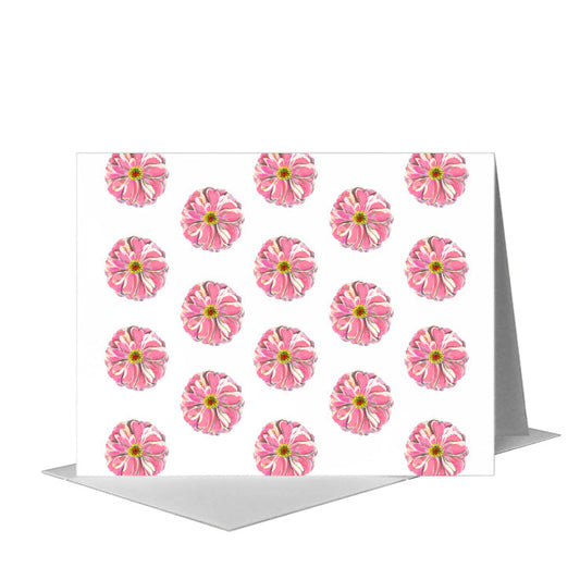 Peony 3, Greeting Card (#7258A) A2 Card Front, www.printedcanvas.com