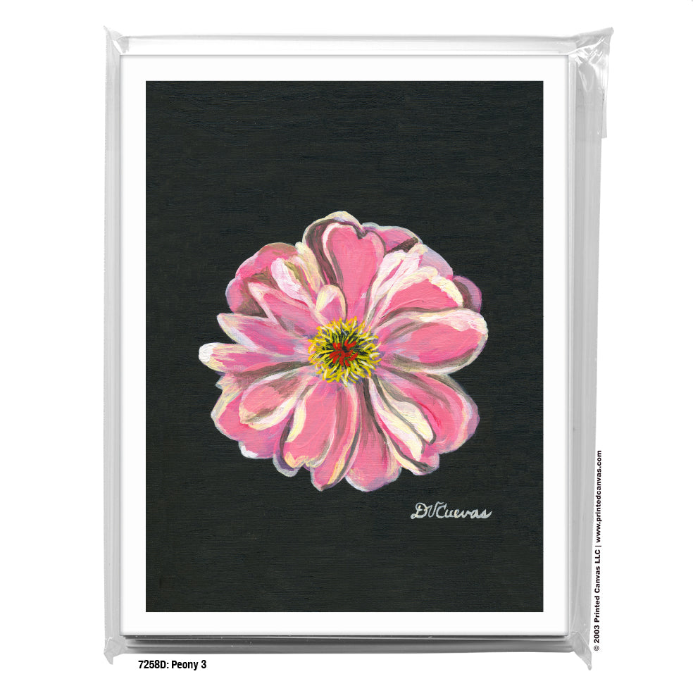 Peony 3, Greeting Card (#7258D)