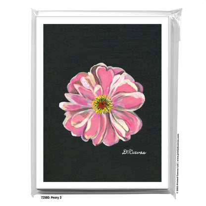 Peony 3, Greeting Card (#7258D)