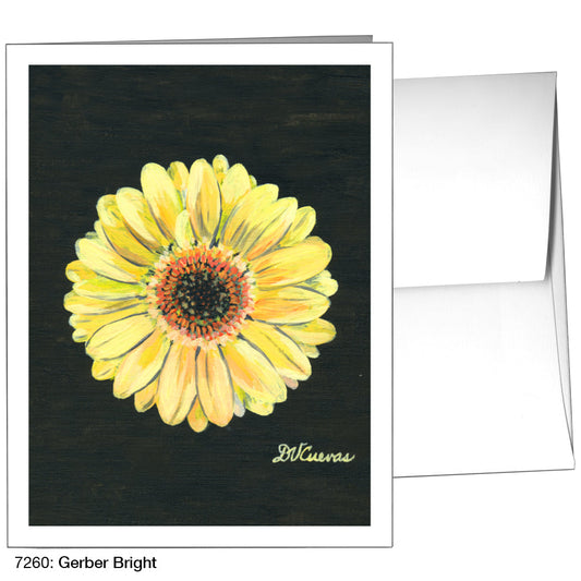 Gerber Bright, Greeting Card (7260), A2, printedcanvas.com