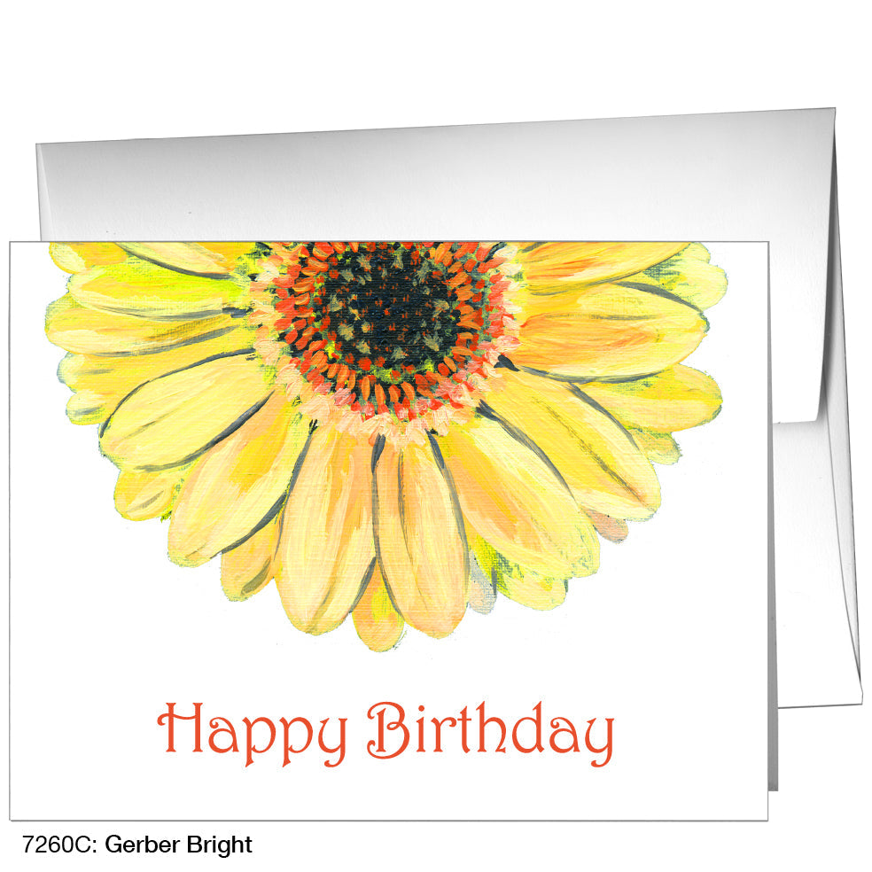 Gerber Bright, Greeting Card (7260C), A2, printedcanvas.com