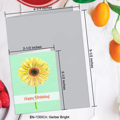 Gerber Bright, Greeting Card (7260CA), Enclosure, www.printedcanvas.com