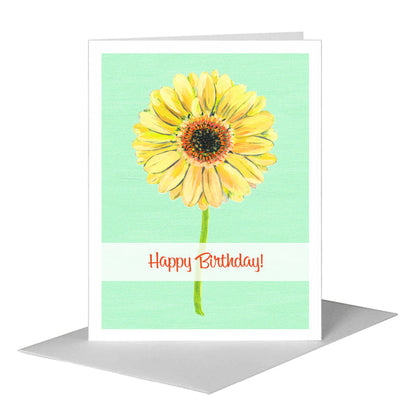 Gerber Bright, Greeting Card (#7260CA), A2 Card Front, www.printedcanvas.com