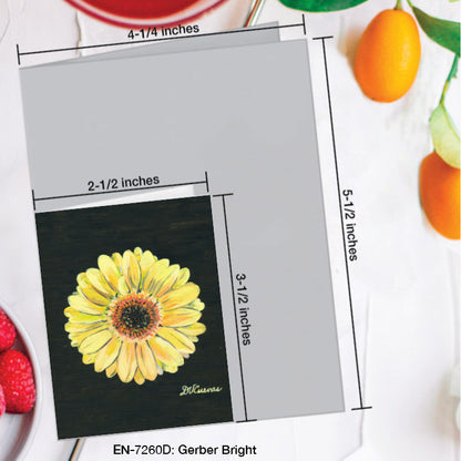 Gerber Bright, Greeting Card (7260D), Enclosure Card, www.printedcanvas.com