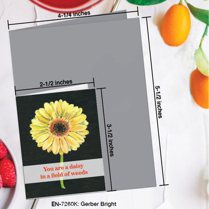 Gerber Bright, Greeting Card (7260K), Enclosure, www.printedcanvas.com