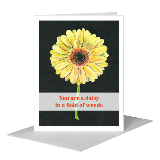 Gerber Bright, Greeting Card (#7260K) A2 Card Front, www.printedcanvas.com