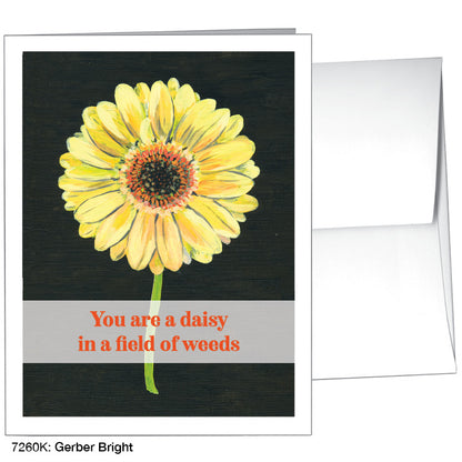 Gerber Bright, Greeting Card (7260K), A2 Card Front, www.printedcanvas.com