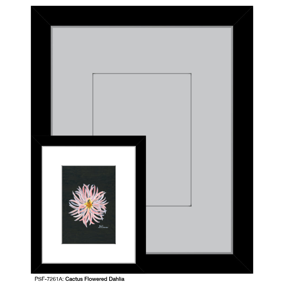 Cactus Flowered Dahlia, Print (#7261A)