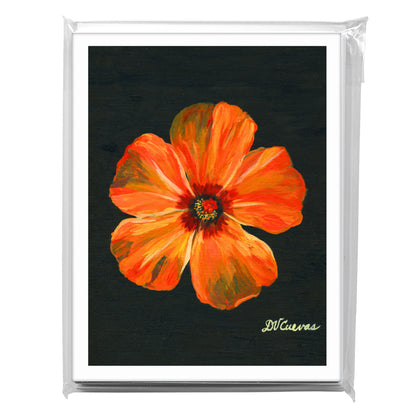 Chinese Hibiscus Bloomed, Greeting Card (7263), A2 8-Pack, printedcanvas.com