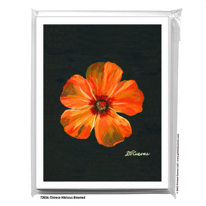 Chinese Hibiscus Bloomed, Greeting Card (#7263A)
