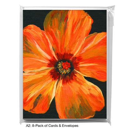 Chinese Hibiscus Bloomed, Greeting Card (7263R)