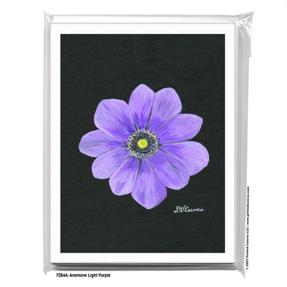 Anemone Light Purple, Greeting Card (#7264A)