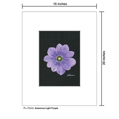 Anemone Light Purple, Print (#7264A)