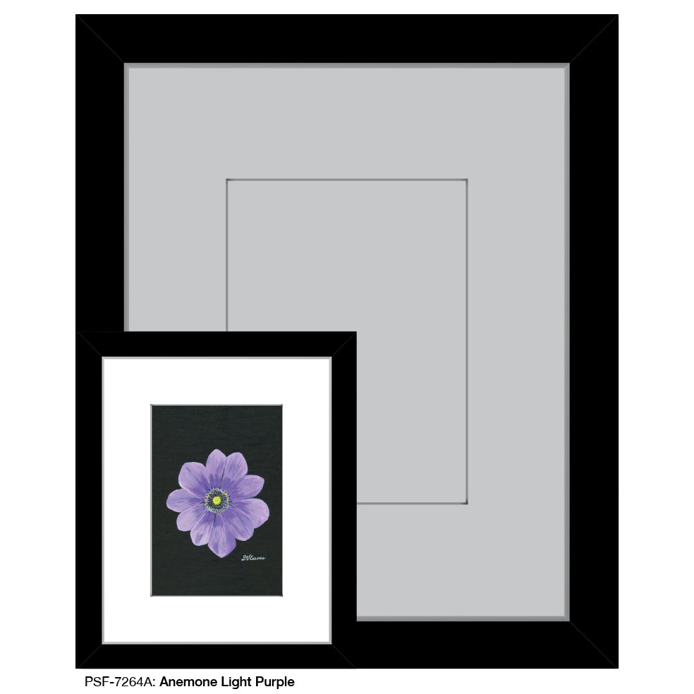 Anemone Light Purple, Print (#7264A)