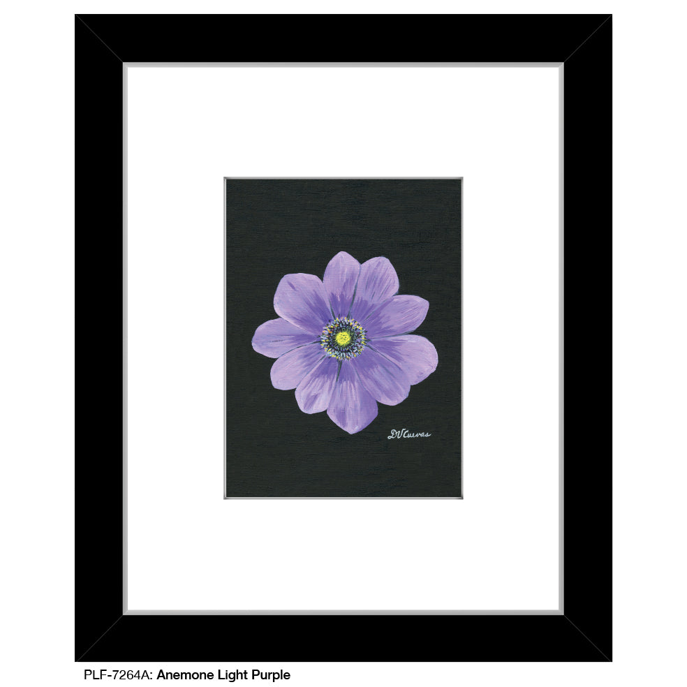Anemone Light Purple, Print (#7264A)
