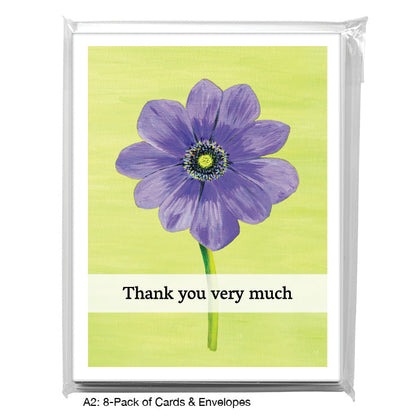 Anemone Light Purple, Greeting Card (7264EA)