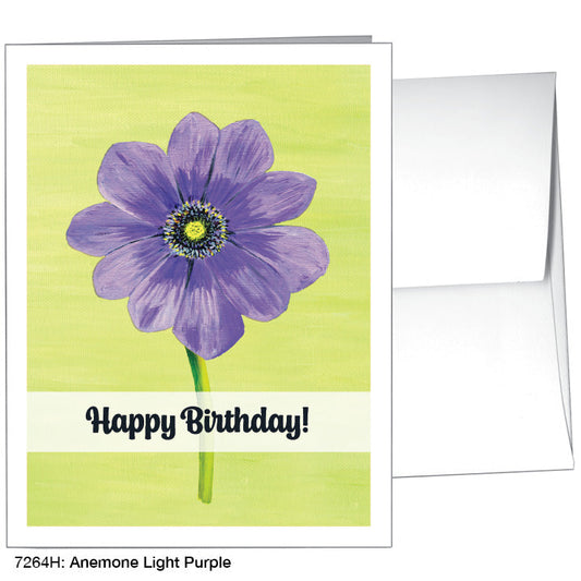 Anemone Light Purple, Greeting Card (7264H)