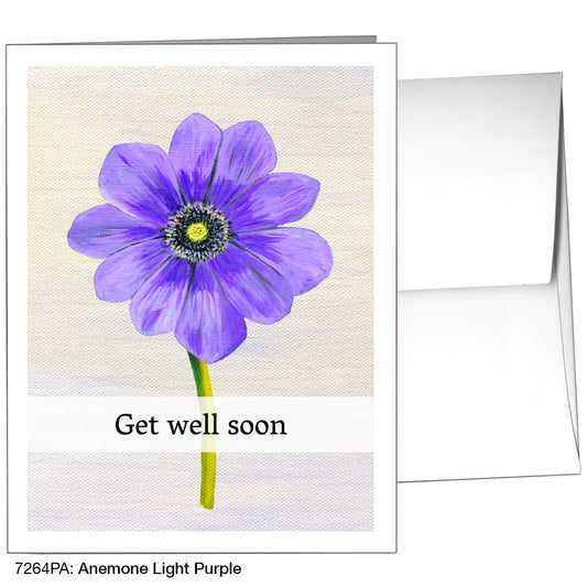 Anemone Light Purple, Greeting Card (7264PA)