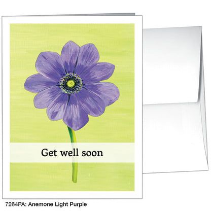 Anemone Light Purple, Greeting Card (7264PA)
