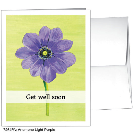 Anemone Light Purple, Greeting Card (7264PA)