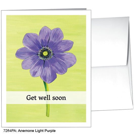 Anemone Light Purple, Greeting Card (7264PA), A2 Card, printedcanvas.com