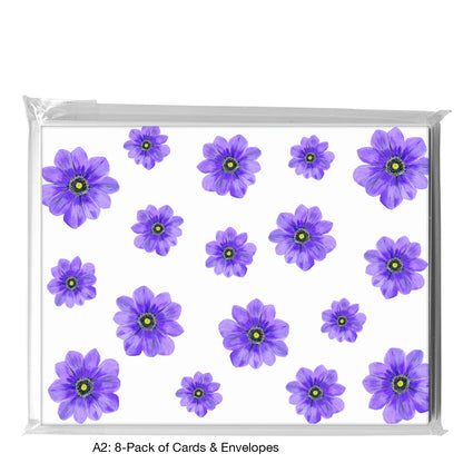 Anemone Light Purple, Greeting Card (7264Q)