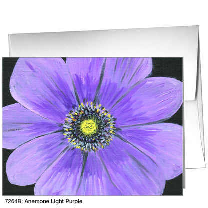 Anemone Light Purple, Greeting Card (7264R)