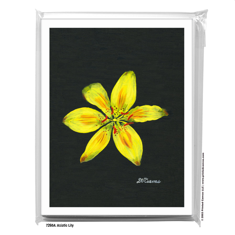 Asiatic Lily, Greeting Card (#7265A)
