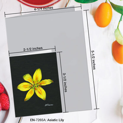 Asiatic Lily, Greeting Card (#7265A)