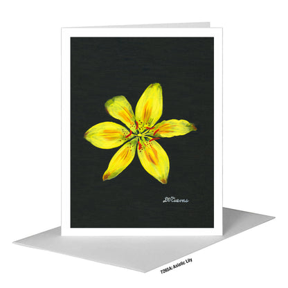 Asiatic Lily, Greeting Card (#7265A)