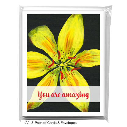 Asiatic Lily, Greeting Card (7265K)
