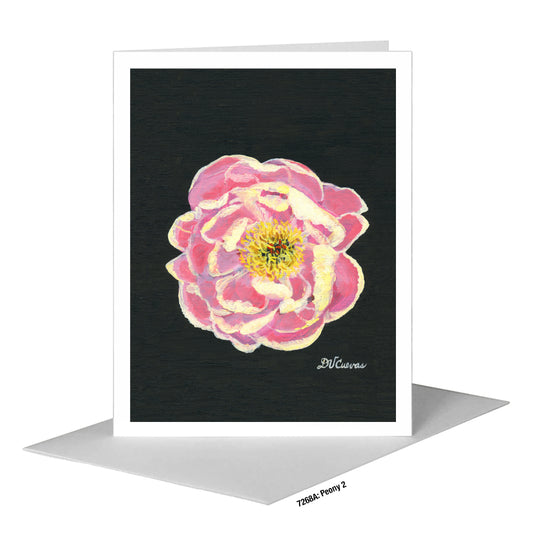 Peony 2, Greeting Card (#7268A)