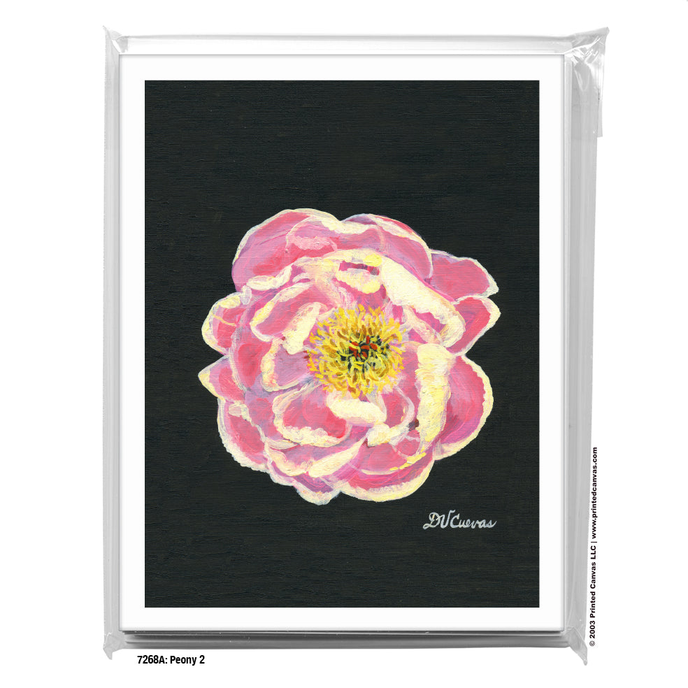 Peony 2, Greeting Card (#7268A)