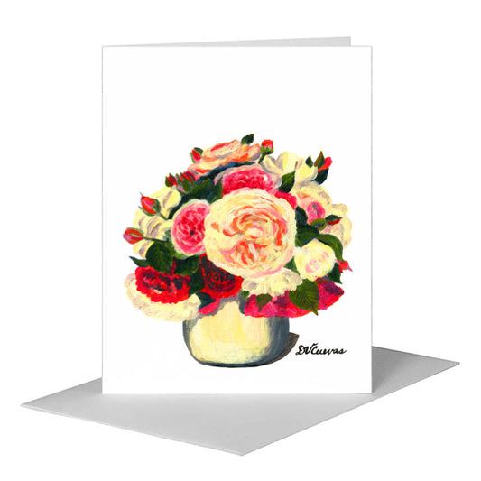 Bouquet, Greeting Card (#7270A) A2 Card Front, www.printedcanvas.com
