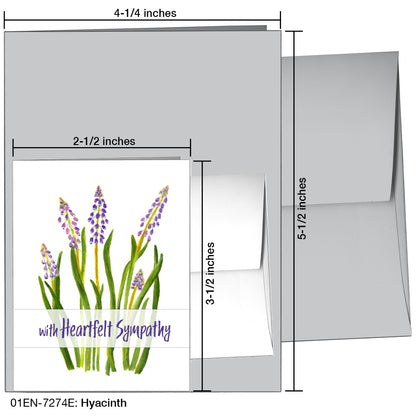 Hyacinth, Greeting Card (7274E)